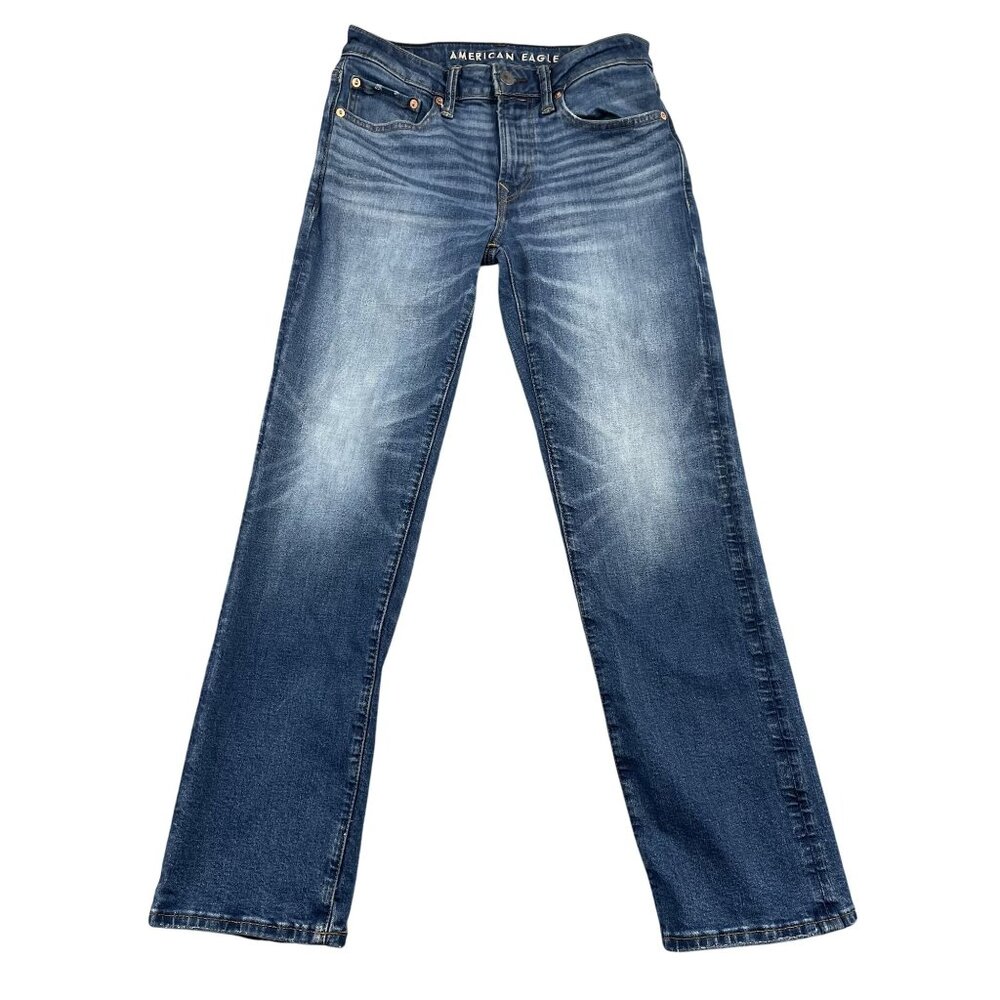 American Eagle Jeans Mens 28x30 Blue Original Bootcut Airflex+ Denim
